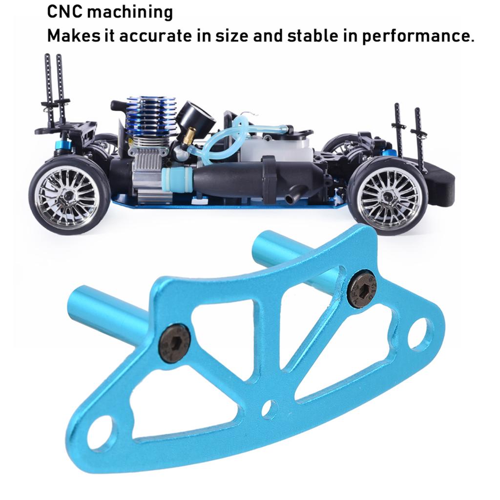 Aluminium Alloy Front Bumper Fit for Redcat STR for Nitro OnRoad 1 10 RC Car Spare Parts(Blue )