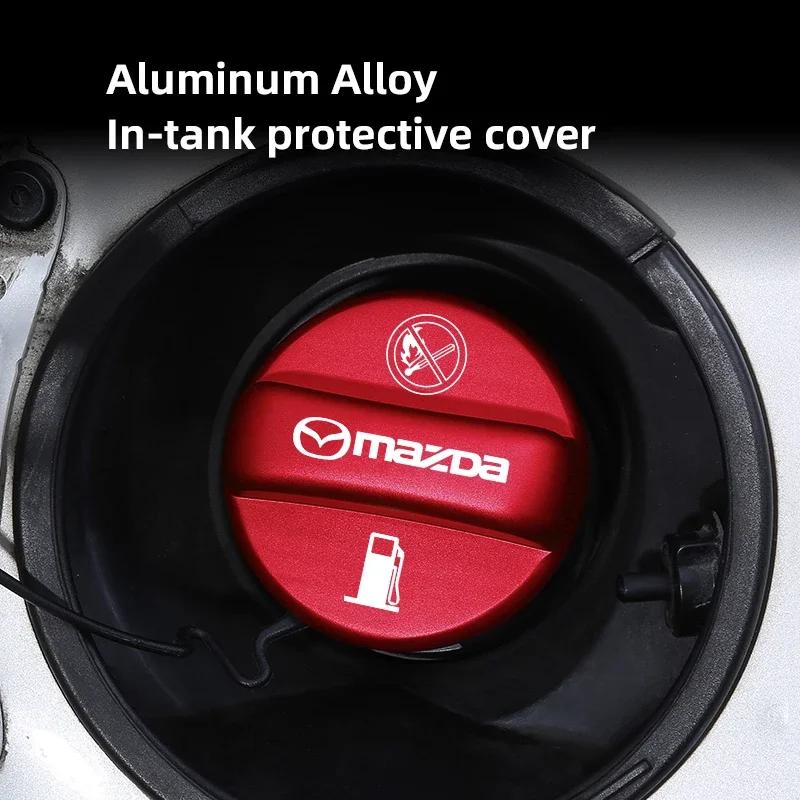 Car Fuel Tank Gas Caps Fuel Filler Door Cover Accessories For Mazda 3 2 CX5 6 CX3 Demio Axela CX9 MX5 RX8 Atenza MS GJI GH BK MP bv6
