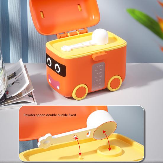 Pudełko do przechowywania karmy dla zwierząt domowych w kształcie samochodu Pojemnik do przechowywania karmy dla psów i kotów z silikonowym uchwytem Artykuły dla zwierząt