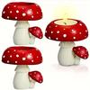 1 Piece Mushroom Candle Holder Faux Mushroom Home Decoration Mushroom Tea Candle Candle Holder Craft Decorations