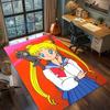 Sailor Moon Anime Teppich Großer Teppich Rutschfeste Waschbare Fußmatte Gamer Zimmer Schlafzimmer Heimdekoration -QJY
