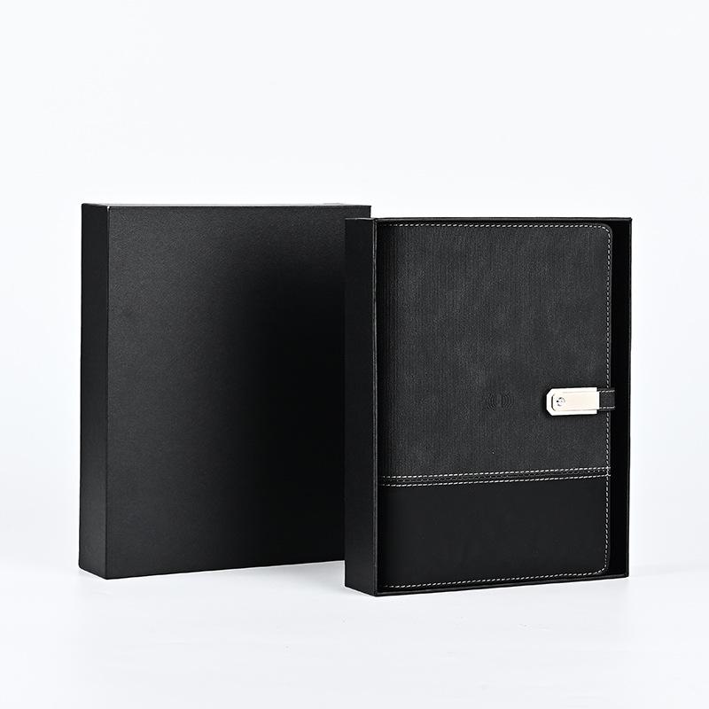 Multifunctional Business Notebook with USB and Gift Box