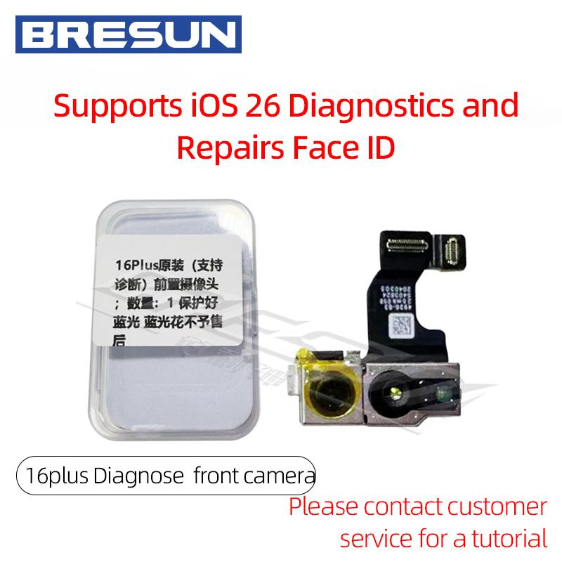 Front camera for 16series 16E supports iOS diagnostics and repair of Face ID function camera accessory For 16Plus 16Pro 16ProMax