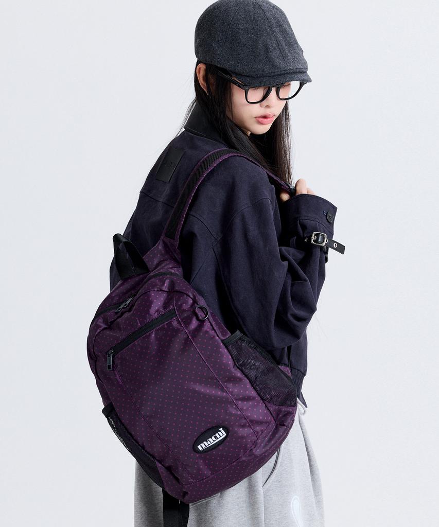Macni Aero Backpack Dot Purple
