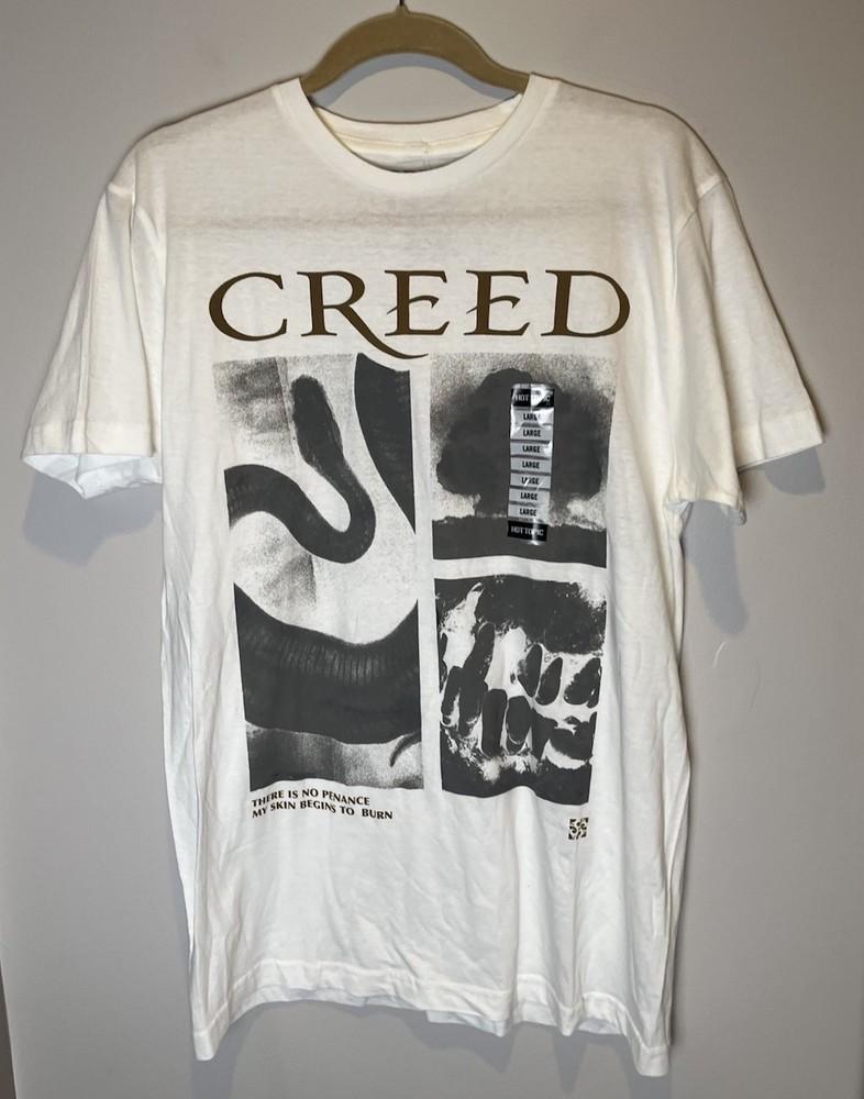 Creed Band Белая рубашка Унисекс Концертный S до 5XL AR AR320 Унисекс Футболка XXL
