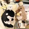 Wind-Up Ocean Animal Plush Toy: Seal, Shark, Orca, Otter, Platypus Pull String Doll Gift