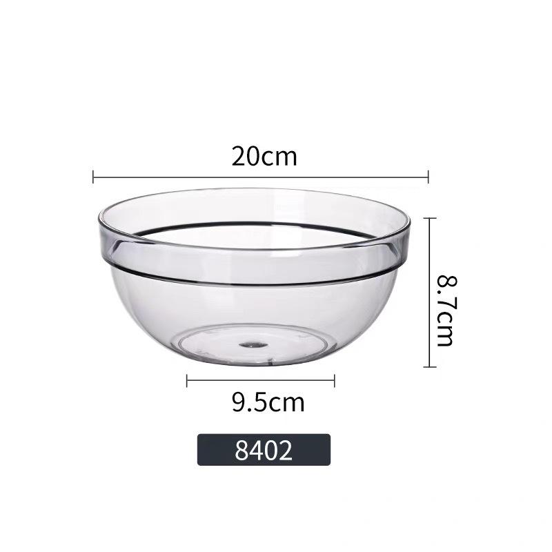 PC Plastic Self-Service Salad and Tea Pouring Bowl for Hot Pot and Cold Dishes.