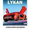 1/24 Lykan Hypersport Supercar Model Diecasts & Toy Vehicles Toy Car Metal Collection Toy Kid Toys for Children Kids Gifts