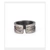 Adjustable Vintage Geometric Ring Men Women Sterling Asymmetrical Design Retro Minimalist Band
