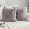Solid Soft Fluffy Plush Cushion Cover Sofa Decorative Pillow Cover Home Pillowcase Shaggy Fur Cushion Cover Home Textile Decor