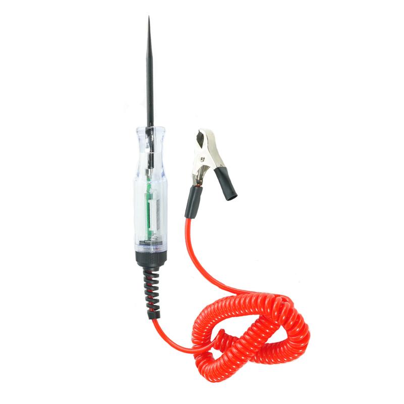 2026 Car Truck Voltage Circuit Tester Digital Display Long Probe Pen Light Bulb Automobile Diagnostic Tools Auto Repair