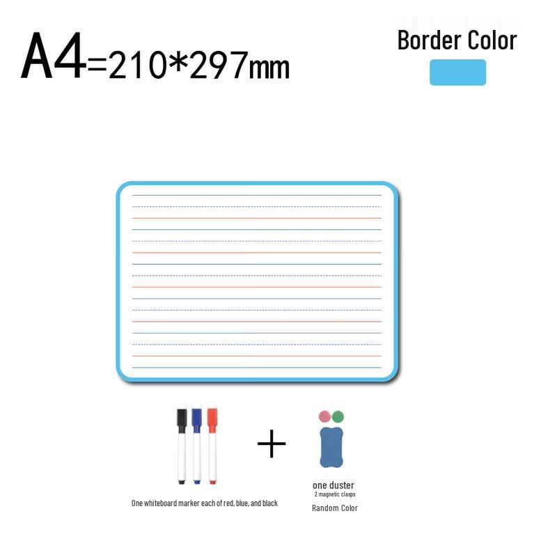 OLOEY A4 Magnetic English Practice Whiteboard