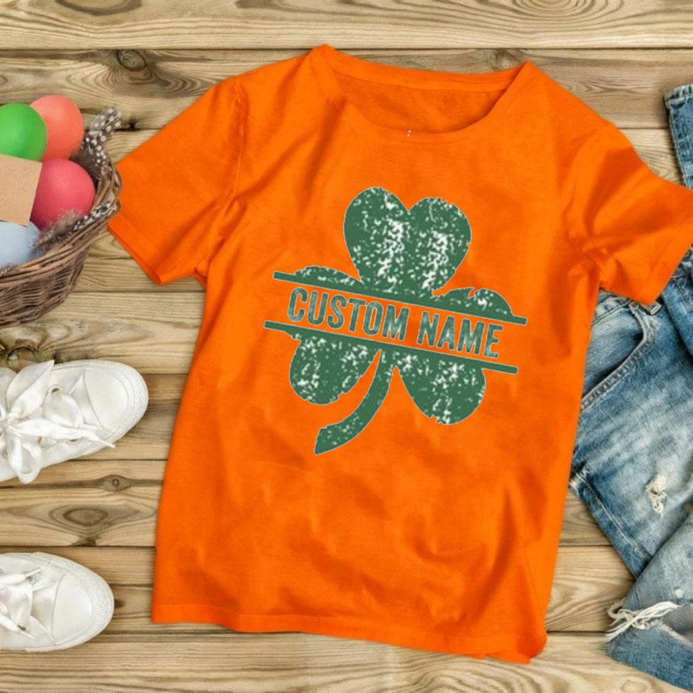 St Patricks Day Shirt Lucky Shamrock TShirt Unisex Cotton Tees Vintage Shamrock Sweatshirt Aesthetic Clothes Y2k Tops S