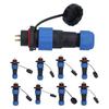 SP16 Flange Waterproof Aviation Plug Socket IP68 Male and Female Butt Joints Flange Waterproof Conne