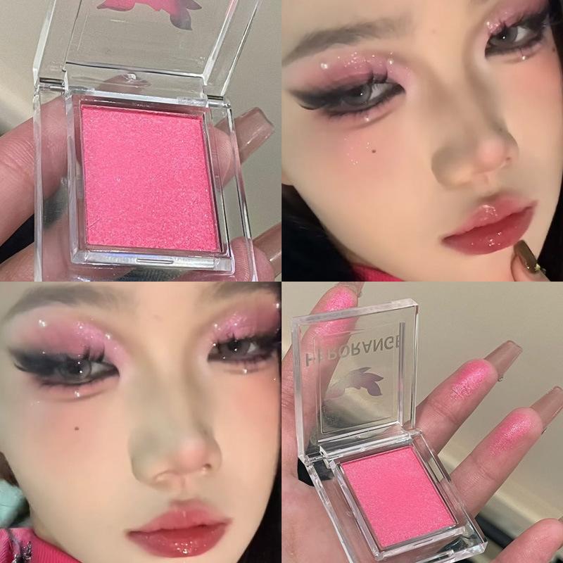 Mini Matte Eyeshadow Peach Pink Blush Nude Brown Face Contour Waterproof Long Lasting Glitter Matte Eyeshadow Primer Base Makeup