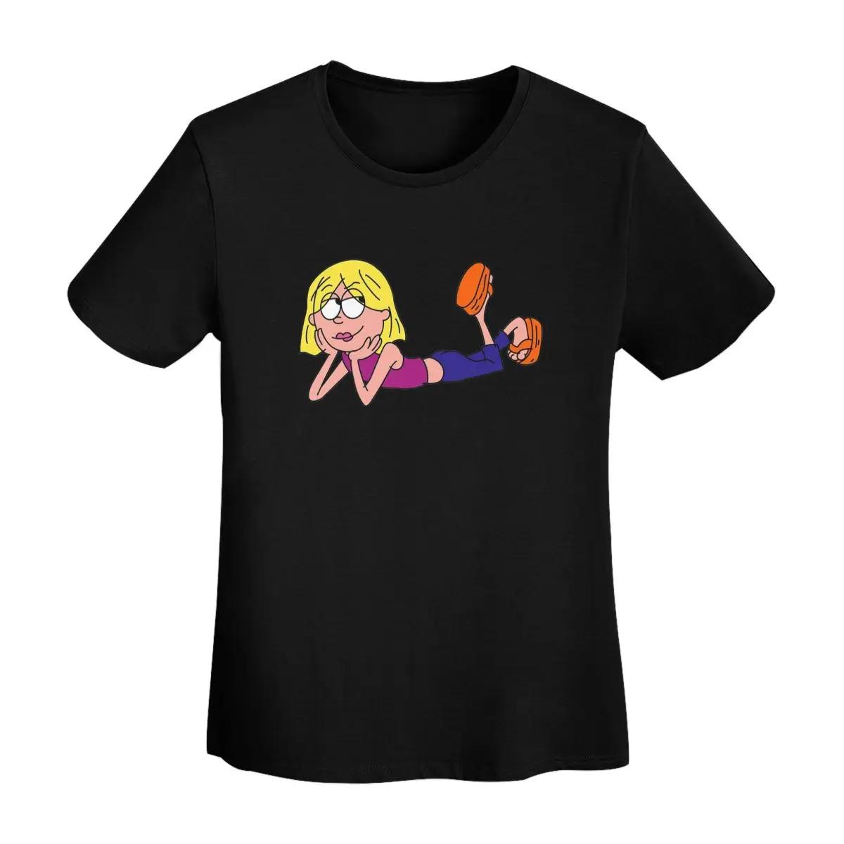 

Lizzie Mcguire Cartoon TShirt Women Short Sleeve T Shirts Crew Neck Clothing Cotton Summer Tees Streetwear 4XL