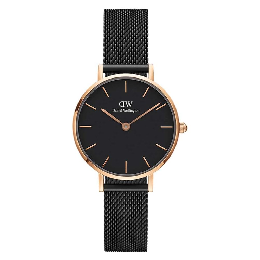 Daniel Wellington Petite Ashfield Women s Watch 28mm Mesh Stylish Elegant Timepiece