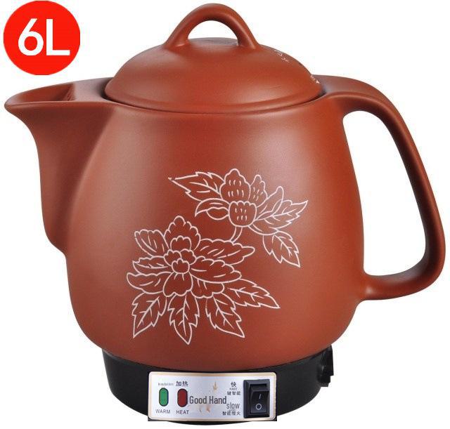 Fully Automatic Electric Chinese Medicine Decoction Pot - Purple Sand Casserole Frying Pan for Home Use