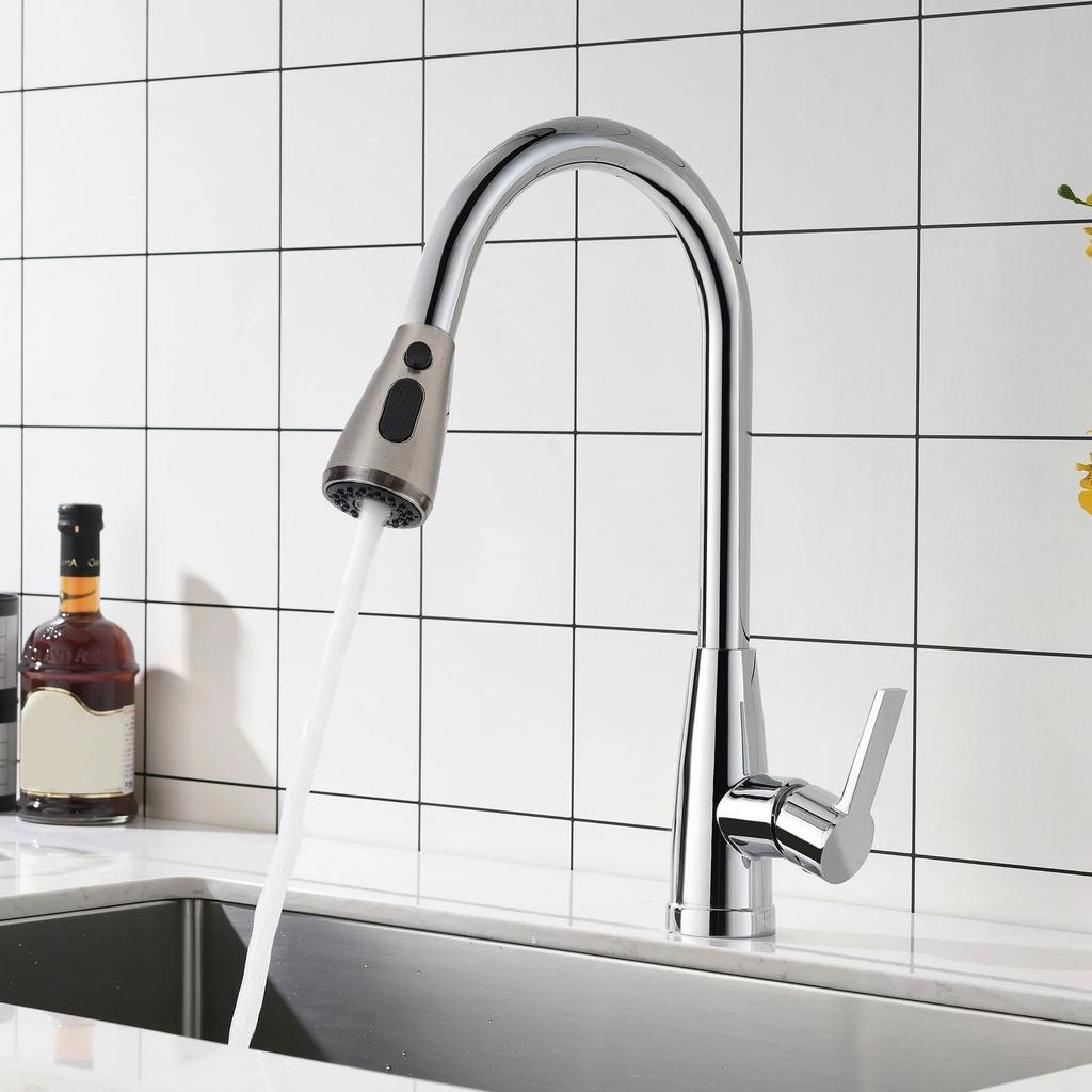 Home Faucet Sprayer Head Kitchen Faucets Replacement Tap Spray Shower Head Sprayer Brushed Kitchen Spare High Quality