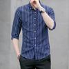 2026 Mens Business Casual Long Sleeved Shirt Men Shirt Classic Striped Male Social Dress Shirts Male Formal Plain Shirt