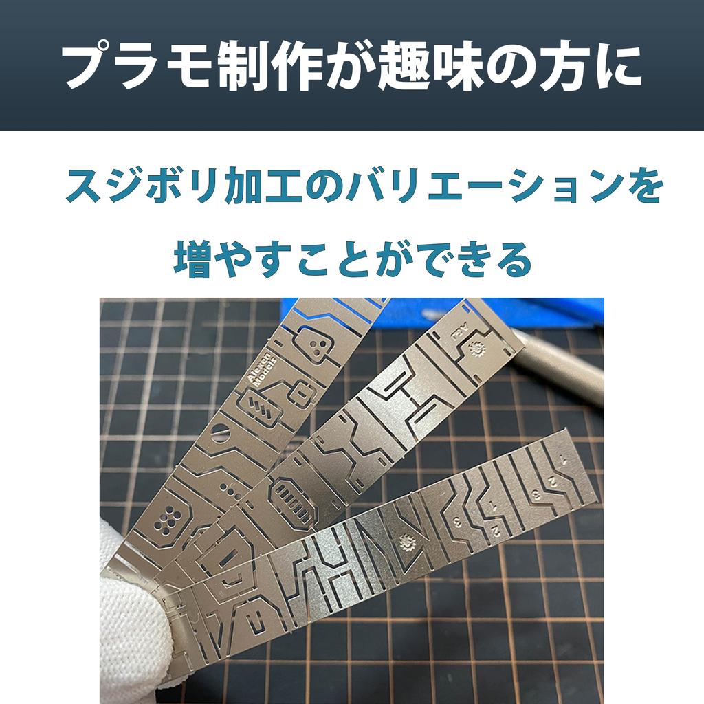 Felimoa Engraving Guide, Etching Guide, Plastic Model Template, Set of 2