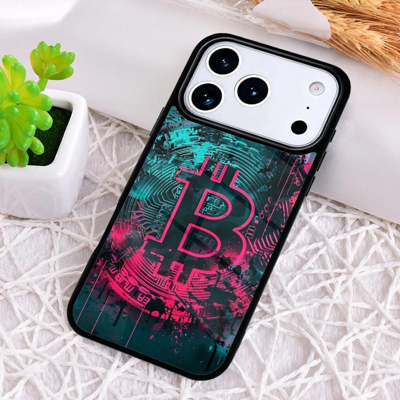 BTC Bitcoin Phone Case for iPhone 17 Air 16 15 11 12 14 13 Pro Max Shockproof Cover