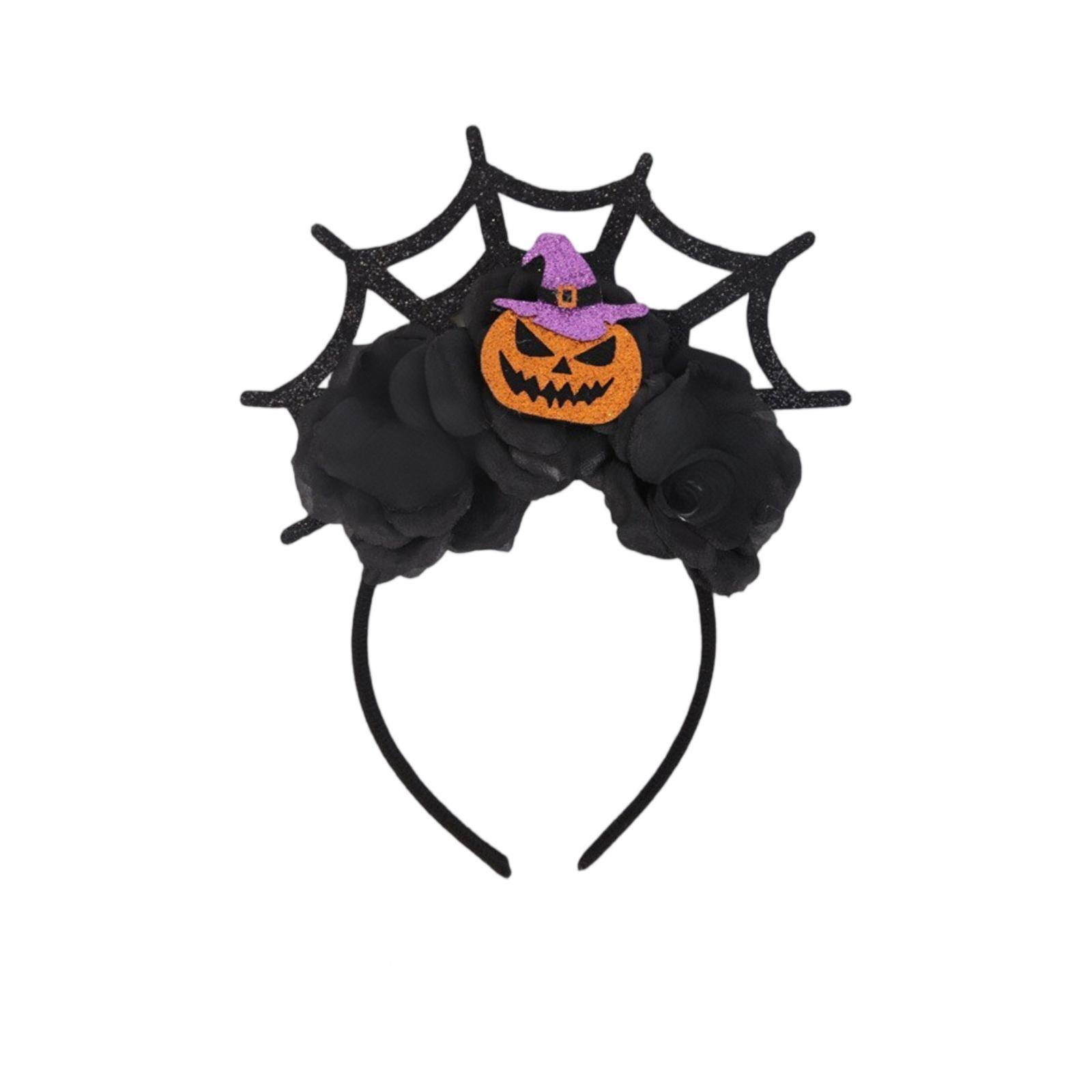 

Страшное украшение Украшение на Хэллоуин Взрослые Дети Роза Головной убор One Size