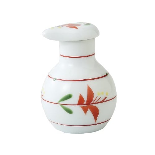 Hasami Ware Cap Soy Sauce Dispenser (Mini) with Floral Pattern 72350