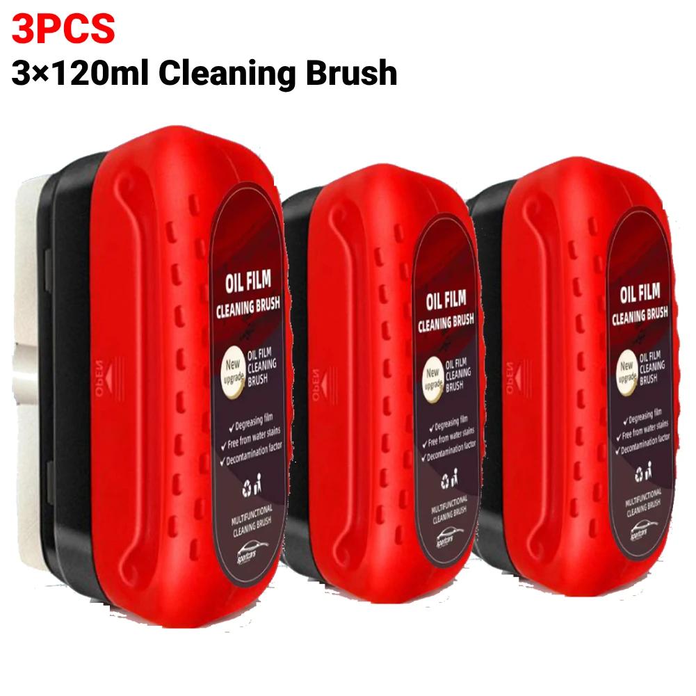 Car Windshield Cleaner Removes Dirt Oil Film Remover Car Glass Sponge Cleaning Brush Powerful Windshield Oil Film Stain Removal