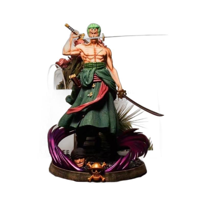 Anime One Piece Roronoa Zoro Figure Gk 20cm Pvc Action Figurine Collection Decor Doll Model Toys Gift