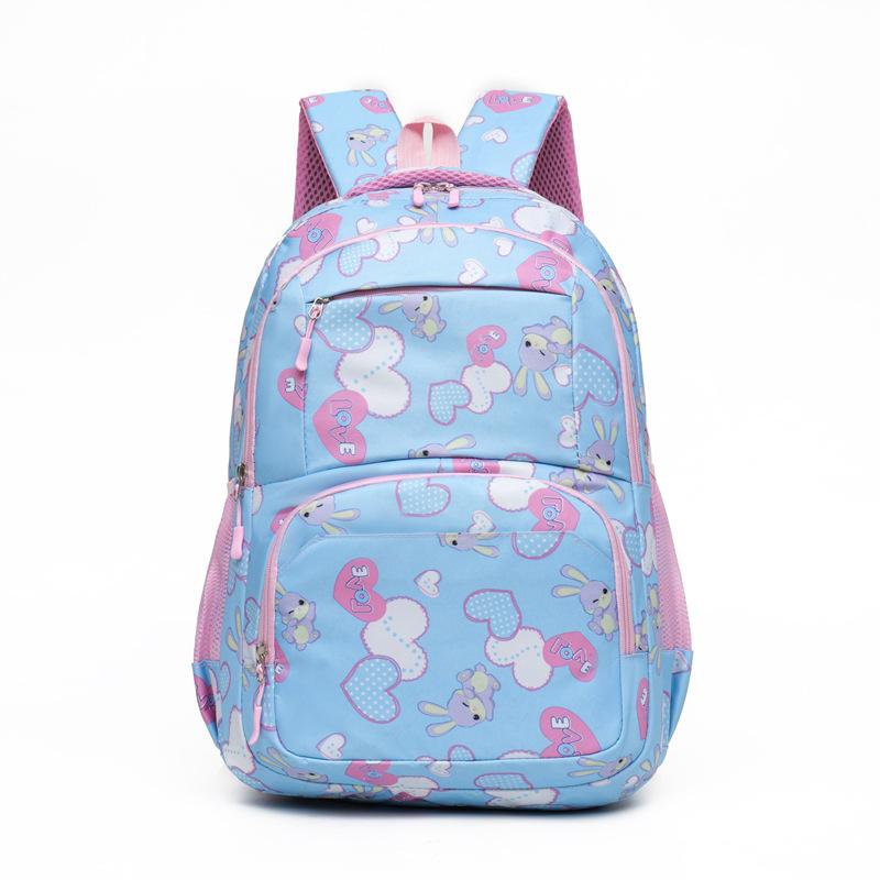 New large-capacity primary and secondary school schoolbag-grade women's high-quality ridge protection wind light backpack