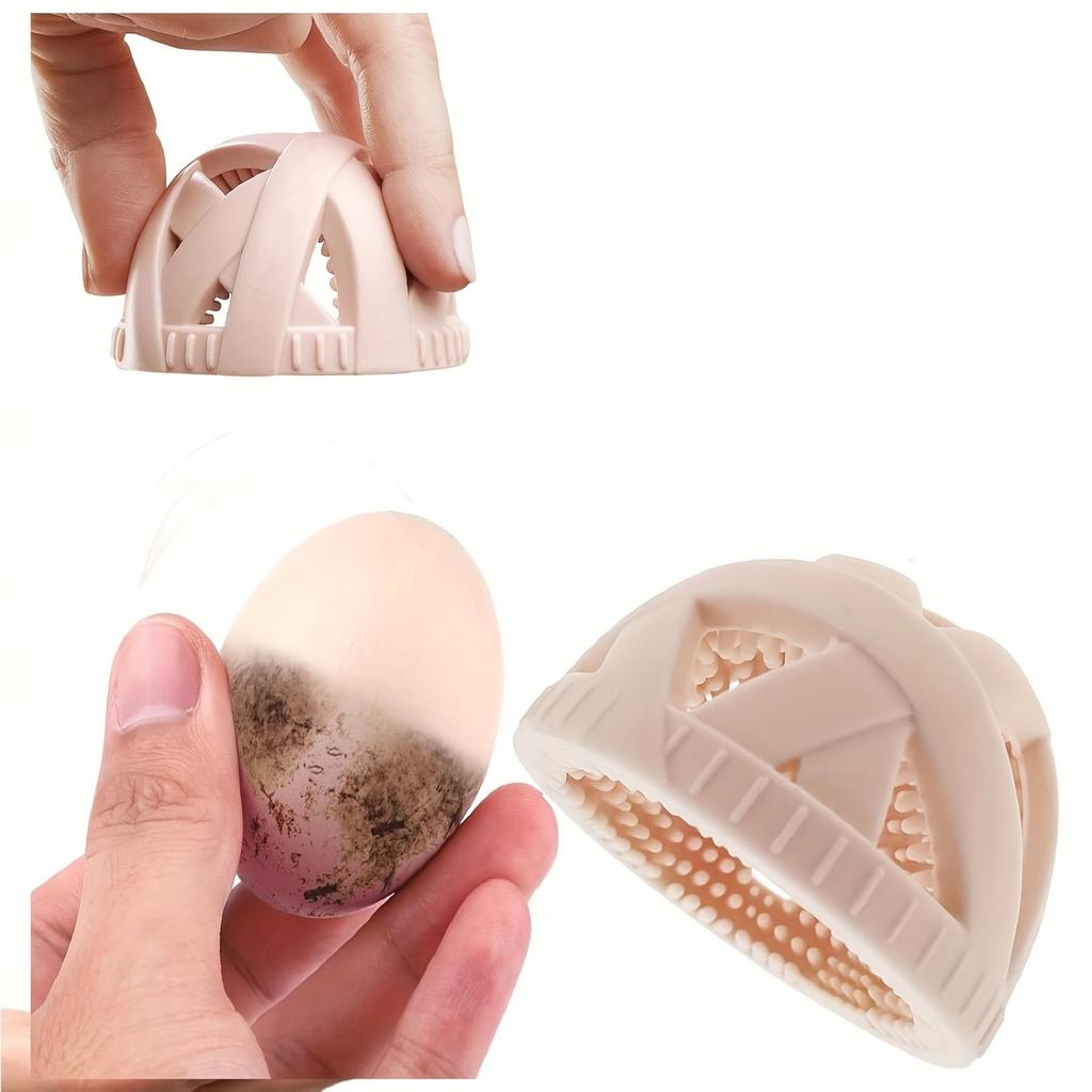 Silikonový kuchyňský kartáč, kartáč na vejce, opakovaně použitelný protiskluzový kartáč na ovoce a zeleninu, multifunkční měkký silikonový čisticí nástroj.