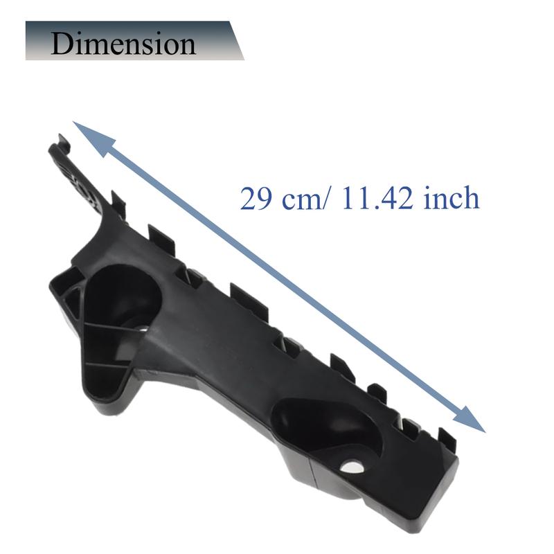 1 Pair RH+LH Car Front Bumper Support Bracket Retainer Black for Mazda 3 Sport 2014 2015 2016 2017 2018 BHN1500T1F BHN1500U1E