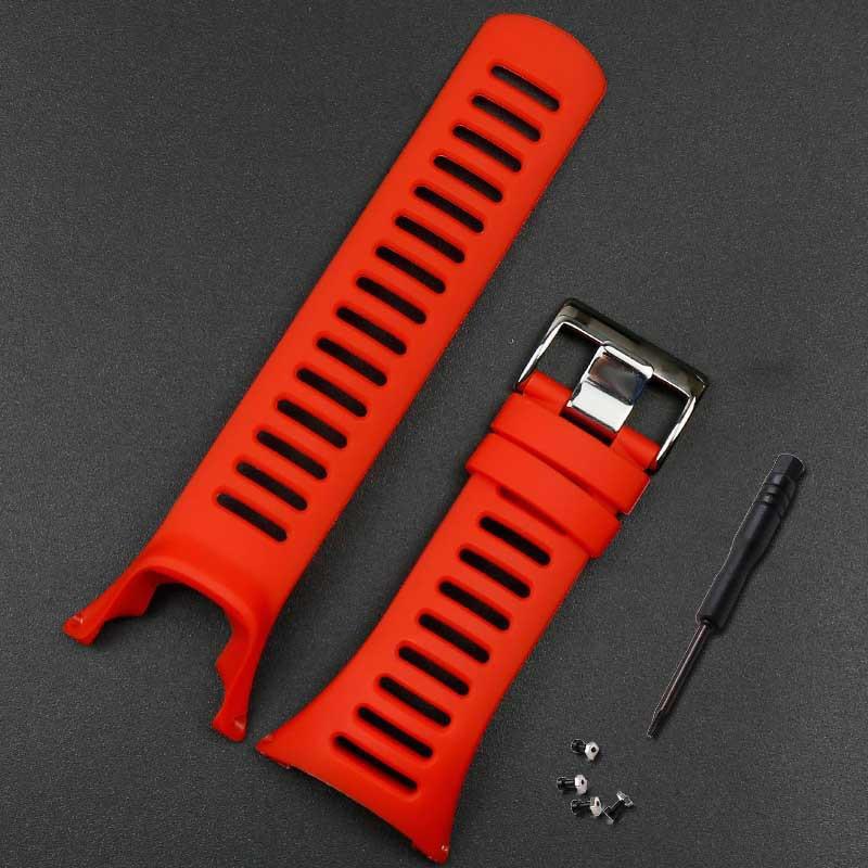 Suunto Ambit Series Peak Outdoor Silicone Rubber Watch Strap for Men