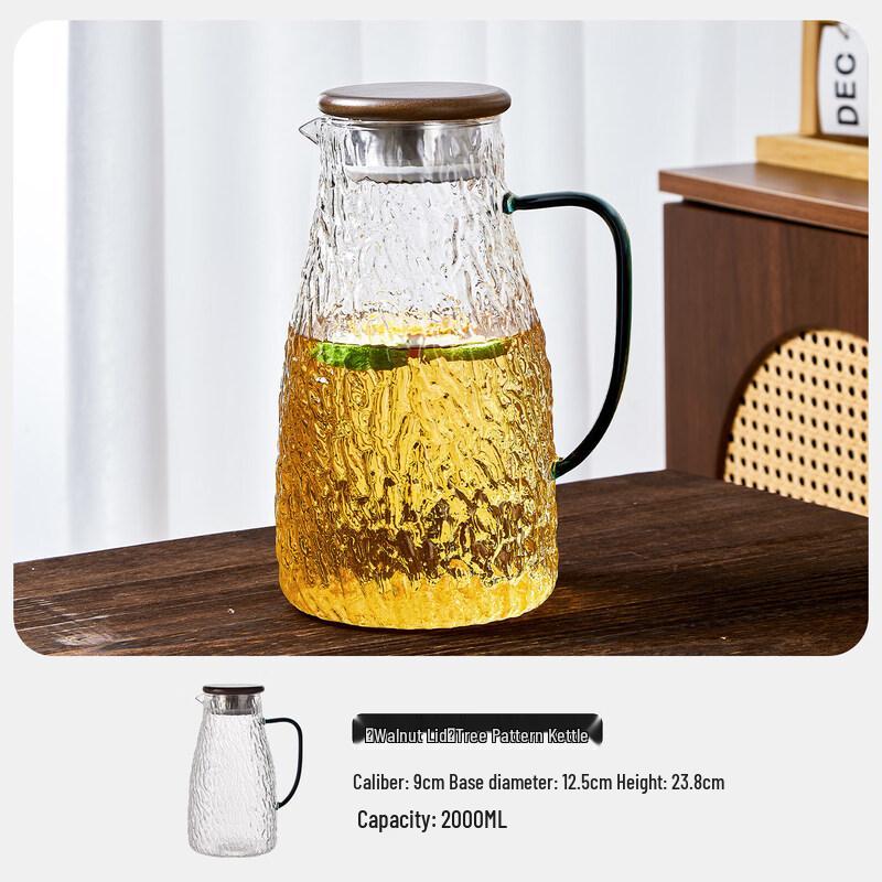 Heat-Resistant Glass Water Pitcher
