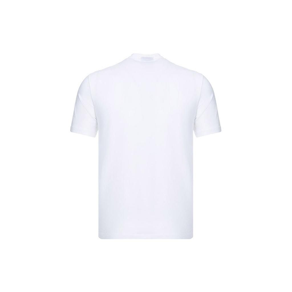 Emporio Armani Round Neck Printed Casual Short Sleeve T-Shirt Men Tops White 3H1T71-1J11Z-0100