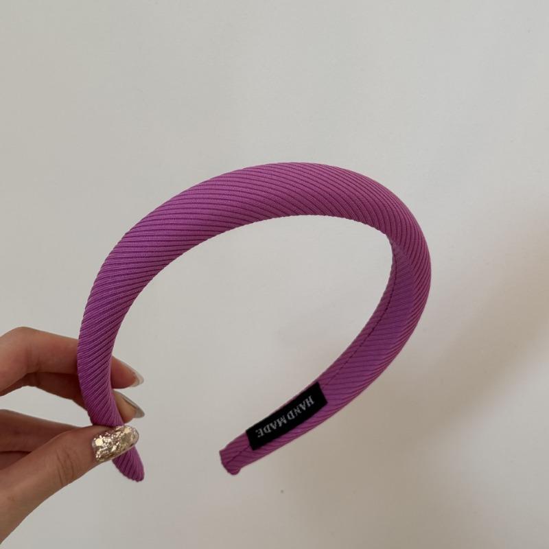 Candy-colored Hairband, Sweet Fabric Sponge Headband, Girl's Hair Accessory, Hairband for Washing Face