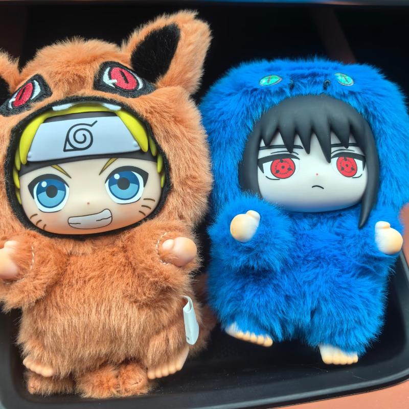 Hot Naruto Itachi Sasuke Kakashi Gaara Series Blind Box Trendy Toy Figure Plush Pendant Collection Birthday Present