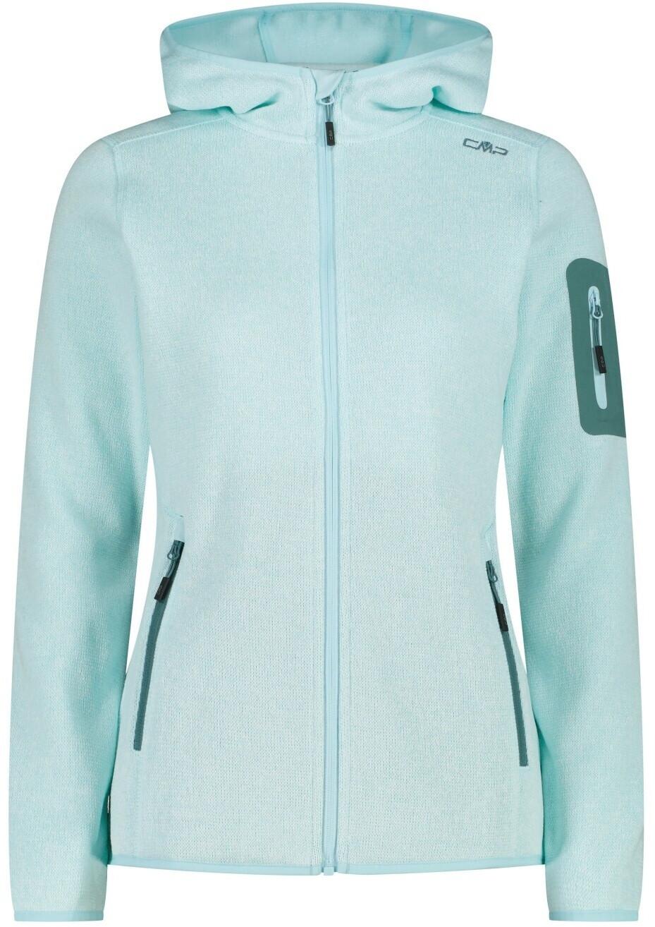 

Куртка CMP Woman Fleece Jacket Fix Hood (3H19826) Jacket Knitted Melange Hoody (3h19826-05et) opale-bianco 44