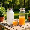Großvolumige Kaltwasser-Teekanne aus hochborosilicate Glas für Zuhause & KTV
