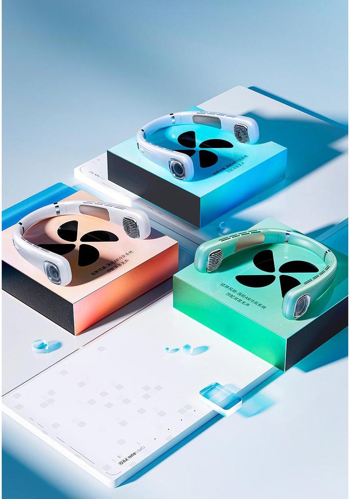 Portable Neck Fan | 5-Speed Quiet Design | USB Rechargeable | Long Battery Life | Stay Cool