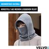 VELVOX Velvet Balaclava Black Face Cover Hood Warm Windproof