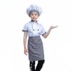 3-teiliges Kinder Kochkostüm Enthält Hut und Schürze Kleines Kulinarisches Rollenspiel Outfit Doppel