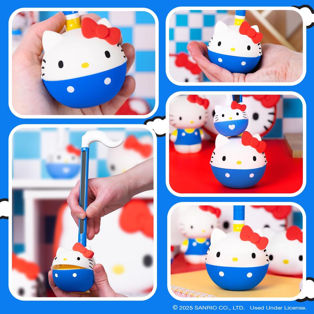 Otamatone Japanese Electronic Musical Instrument Portable Music Synthesizer Official Licensed Hello Kitty Sanrio Educational Fun Gift for Children