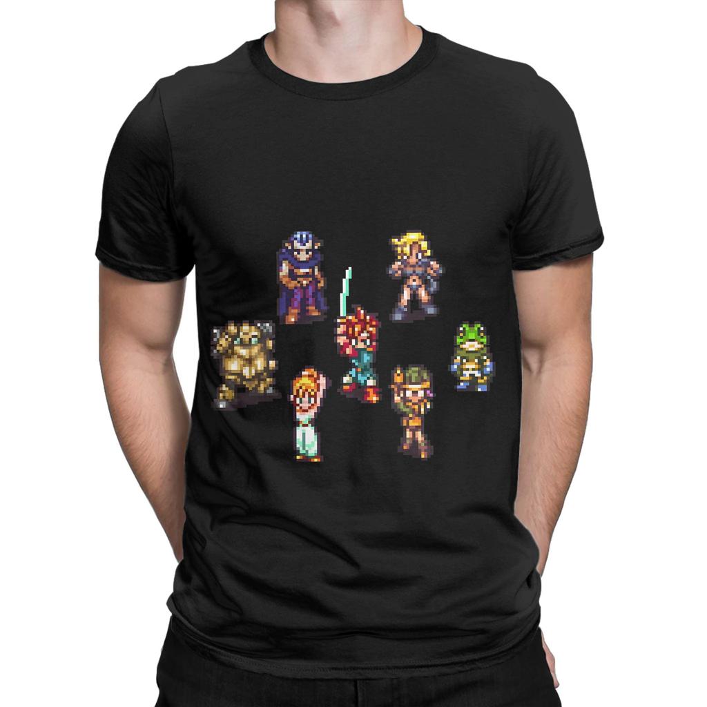 Heroes In Time Chrono Trigger Novelty Graphic 100 Cotton TShirt Chrono Trigger Tees Tops For Unisex