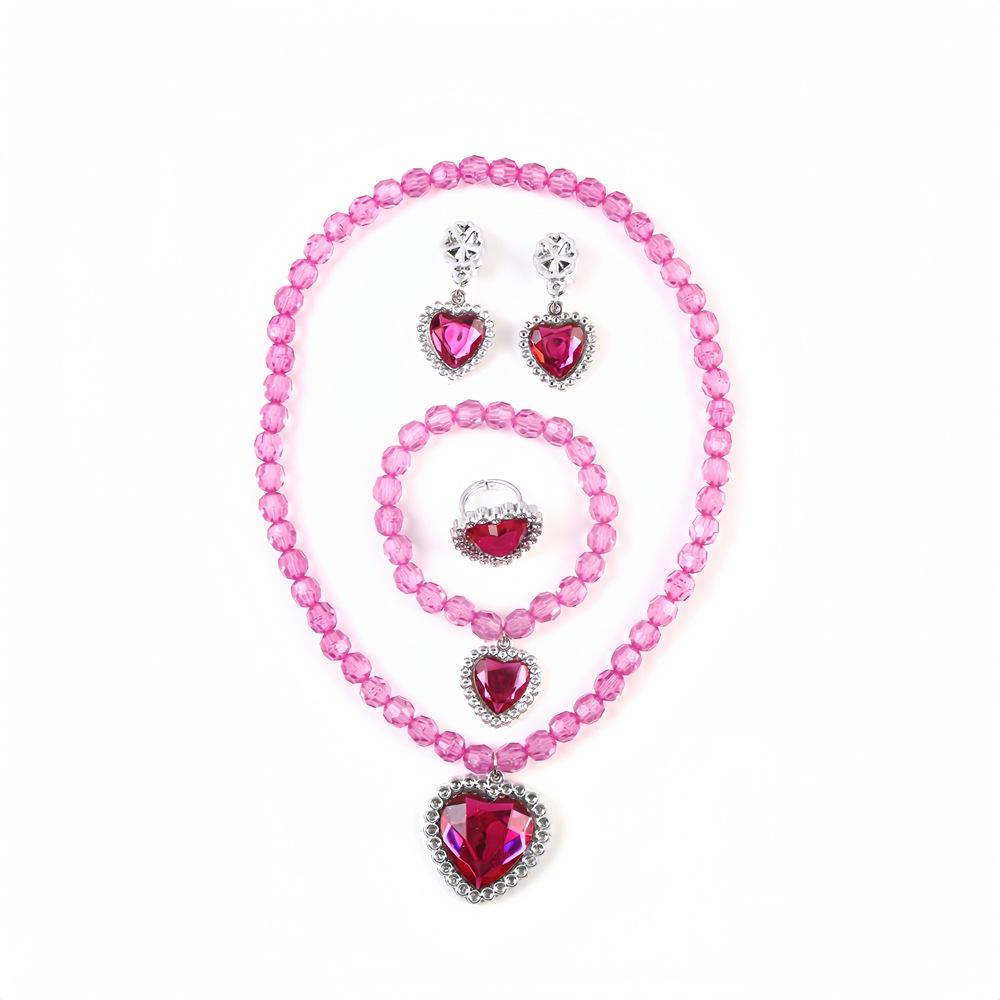 Frozen Princess Dress-Up Set: Necklace, Crown & Fairy Wand for Kids