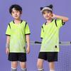 Kids Soccer Jersey Set Boys Girls Quick Dry Short Sleeve Training Uniform Students