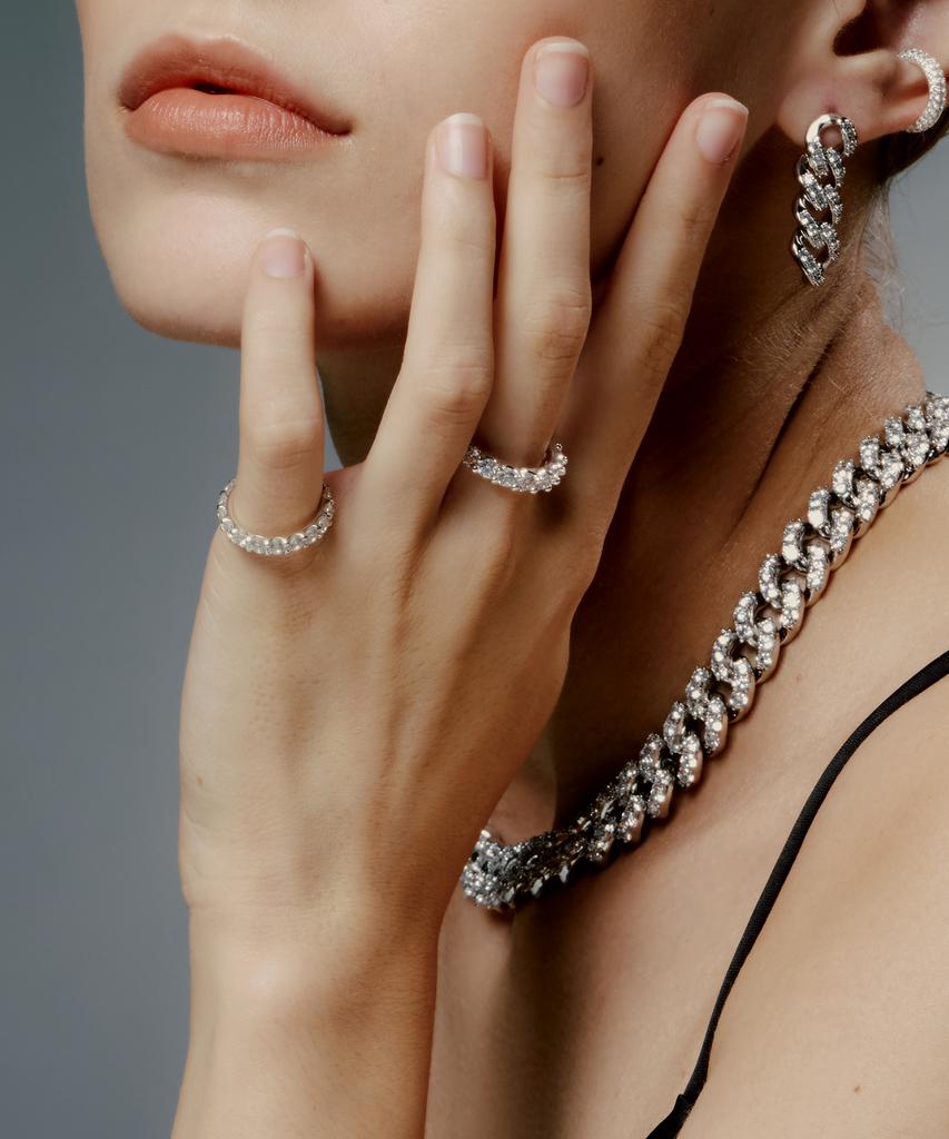 Raindrop Jewelry 4Mm Brilliant Eternity Ring [S925]