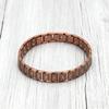 Bracciale a Croce Magnetico in Rame Rosso, Moda Retrò, Lusso Leggero, Bracciale Staccabile, Bracciale