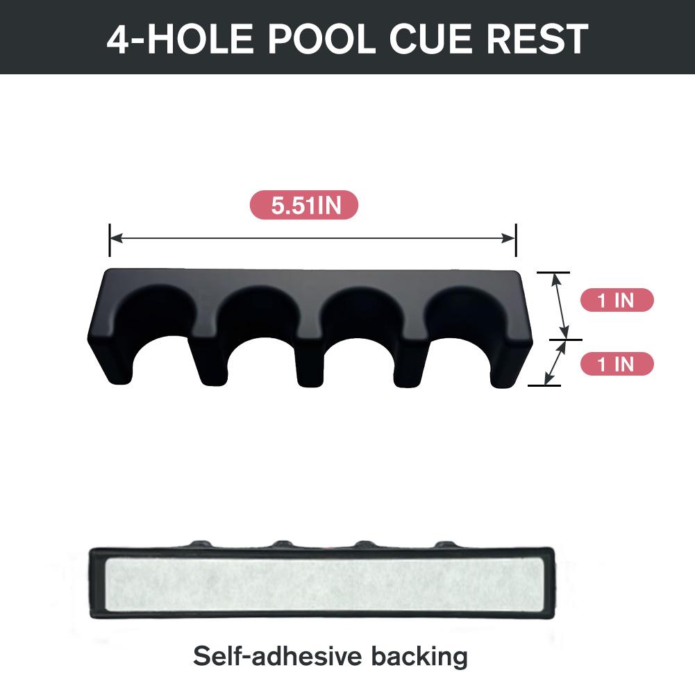 Portable Pool Snooker Billiards Holder Durable Plastic Billiard Rack Stick Stand Free Installation for Billiard Club Accessories